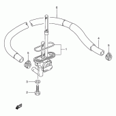 Схема вузла: Паливний кран (Model s/t/v) для Suzuki VS800 Intruder 800
