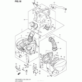 Схема узла: Воздушный фильтр (Vzr1800Bzl4 E33) для Suzuki VZR1800 Boulevard M109R B.O.S.S