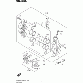 Схема вузла: Передній гальмівний супорт (Vzr1800Bzl5 E28) для Suzuki VZR1800 Boulevard M109R BOSS