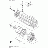 Схема вузла: Зчеплення для Suzuki DR-Z400 DR-Z400SM