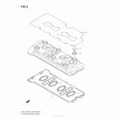 Схема узла: Клапанная крышка для Suzuki GSX-R750