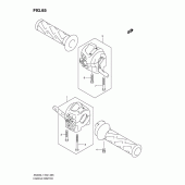 Схема вузла: Пульт управління рульової (An400zal1 e2) для Suzuki AN400 Burgman (EU analogue of SkyWave)