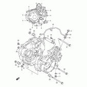 Схема вузла: Картер двигуна для Suzuki DR350