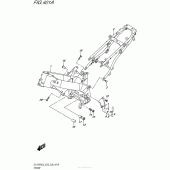 Схема вузла: Рама для Suzuki DL1000 V-Strom