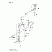 Схема узла: Задний тормозной цилиндр для Suzuki DR650 DR650SE