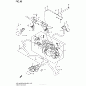 Схема вузла: Throttle Body (Vzr1800Bzl4 E33) для Suzuki VZR1800 Boulevard M109R BOSS