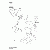 Схема вузла: Side Cover (Vzr1800Zl4 E33) для Suzuki VZR1800 Boulevard M109R