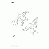 Схема узла: Нижняя панель для Suzuki SFV650 Gladius