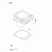 Схема узла: Цилиндр для Suzuki RM-Z450