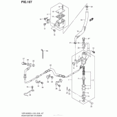Схема вузла: Задній гальмівний циліндр Suzuki VZR1800 Boulevard M109R BOSS