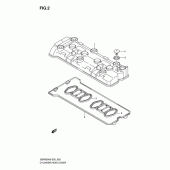 Схема узла: Клапанная крышка для Suzuki GSR600
