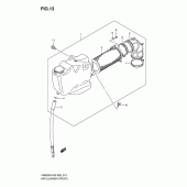 Схема узла: Воздушный фильтр (Front) для Suzuki VS800 Boulevard S50