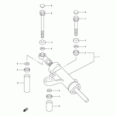 Схема узла: Рулевой демпфер для Suzuki TL1000