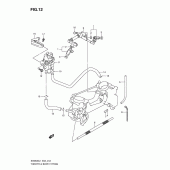 Схема узла: Топливная рейка & Инжектор для Suzuki SV650