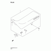 Схема узла: Сиденье для Suzuki DR200 DR200SE