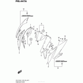 Схема вузла: Нижня накладка радіатора (Pgz, AV4) для Suzuki GSX-S1000