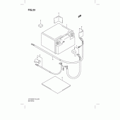 Схема узла: Аккумулятор для Suzuki UX150 Sixteen