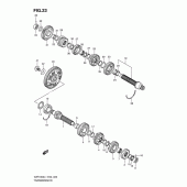 Схема вузла: Трансмісія для Suzuki VZR1800 Intruder M1800R/Boulevard M109R