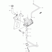 Схема вузла: Система індукції повітря (An400x/y e18, an400ry e34) для Suzuki AN400 Burgman (EU analogue of SkyWave)