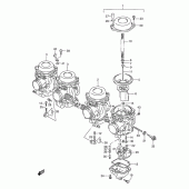 Схема узла: Карбюратор (Model s/t) для Suzuki GSX750 Katana