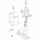 Схема узла: Рулевая траверса (Model k1/k2/k3/k4) для Suzuki VL1500 Intruder LC