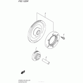 Схема вузла: Привід стартера для Suzuki SFV650 Gladius