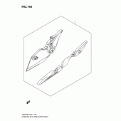 Схема узла: Нижний молдинг (Optional) для Suzuki GSR750