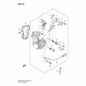 Схема вузла: Дросельна заслінка (Rm-z450k8/k9/l0) для Suzuki RM-Z450