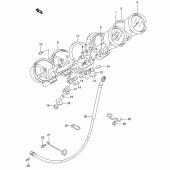 Схема вузла: Спідометр & Тахометр для Suzuki GS500