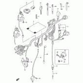 Схема вузла: Електропроводка для Suzuki DR650 DR650SE