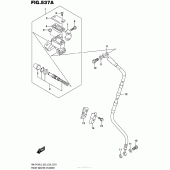 Схема узла: Передний тормозной цилиндр для Suzuki RM-Z450