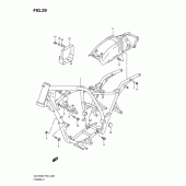 Схема узла: Рама для Suzuki GZ125 Marauder