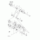 Схема вузла: Важіль прогресії (Model l) для Suzuki RM125