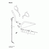 Схема вузла: Кермо & Тросики для Suzuki DL1000 V-Strom