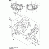 Схема узла: Картер двигателя (Dr-Z400Sl3 E03) для Suzuki DR-Z400 DR-Z400S