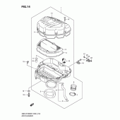 Схема узла: Воздушный фильтр для Suzuki GSX-R1000