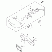 Схема вузла: Задній ліхтар (Стоп-сигнал) для Suzuki GZ125 Marauder