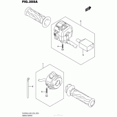 Схема вузла: Пульт управління рульовий для Suzuki DL650 V-Strom