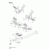 Схема узла: Подставка для Suzuki DR-Z400 DR-Z400S