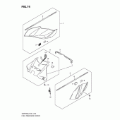 Схема узла: Накладка топливного бака для Suzuki GSR750