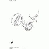 Схема узла: Статор & Ротор для Suzuki DR650 DR650SE