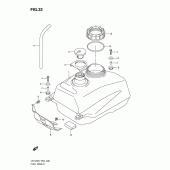 Схема узла: Топливный бак для Suzuki UH125 Burgman