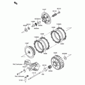 Схема вузла: Зчеплення для Suzuki RM-Z250