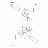 Схема узла: Пульт управления рулевой (Vzr1800zk9/zufk9/zl0/zufl0) для Suzuki VZR1800 Intruder M1800R/ Boulevard M109R