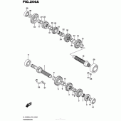 Схема вузла: Трансмісія для Suzuki VL1500 Boulevard C90 BOSS