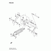 Схема вузла: Важіль прогресії для Suzuki VZR1800 Intruder M1800R/ Boulevard M109R