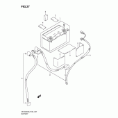 Схема вузла: Акумулятор для Suzuki DR-Z400 DR-Z400S