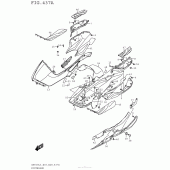 Схема вузла: Панель для ніг для Suzuki AN650 Burgman (EU analogue of SkyWave)