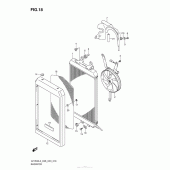 Схема узла: Радиатор для Suzuki VZ1500 Boulevard M90