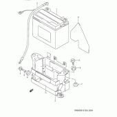 Схема вузла: Акумулятори (Model r/s) для Suzuki DR650 DR650S